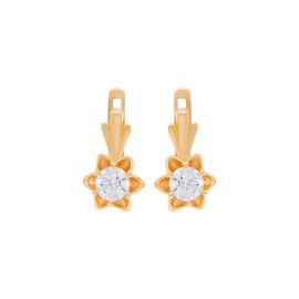 Серьги, золото, 585, 2.43г, 57491 | GoldMarket.kz