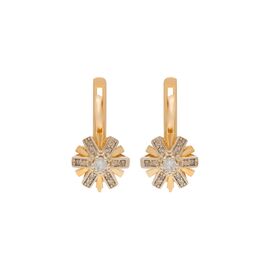 Серьги, золото, 585, 6.12г, 57493 | GoldMarket.kz