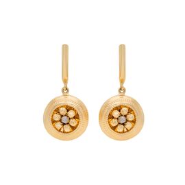 Серьги, золото, 585, 4.4г, 57529 | GoldMarket.kz