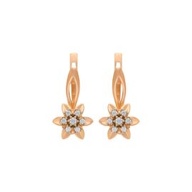 Серьги, золото, 585, 3.9г, 57662 | GoldMarket.kz