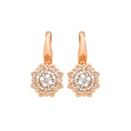 Серьги, золото, 585, 5.56г, 57673 | GoldMarket.kz