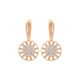 Серьги, золото, 585, 4.44г, 57690 | GoldMarket.kz