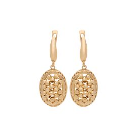 Серьги, золото, 585, 6.43г, 58082 | GoldMarket.kz
