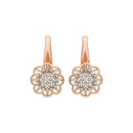 Серьги, золото, 585, 5.29г, 57764 | GoldMarket.kz