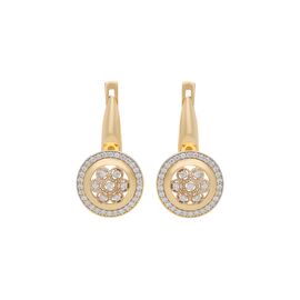 Серьги, золото, 585, 4.95г, 57843 | GoldMarket.kz