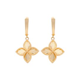 Серьги, золото, 585, 4.11г, 57886 | GoldMarket.kz