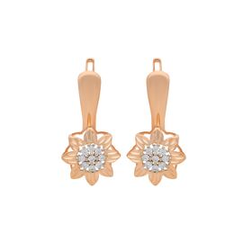 Серьги, золото, 585, 4.58г, 57989 | GoldMarket.kz