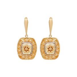Серьги, золото, 585, 5.64г, 58003 | GoldMarket.kz