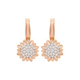 Серьги, золото, 585, 5.2г, 58204 | GoldMarket.kz