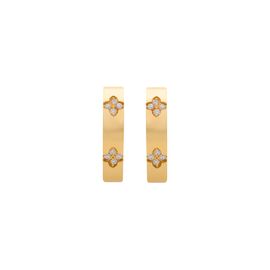 Серьги, золото, 750, 5.82г, 58210 | GoldMarket.kz