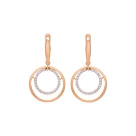 Серьги, золото, 585, 2.96г, 58302 | GoldMarket.kz