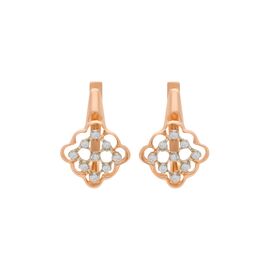 Серьги, золото, 585, 4.22г, 58342 | GoldMarket.kz