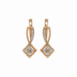 Серьги, золото, 585, 4г, 58397 | GoldMarket.kz