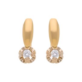 Серьги, золото, 585, 5.26г, 58599 | GoldMarket.kz