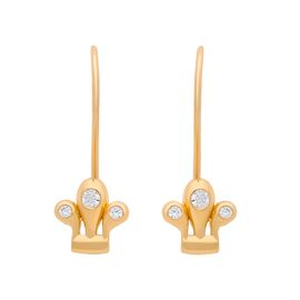Серьги, золото, 585, 1.04г, 58813 | GoldMarket.kz