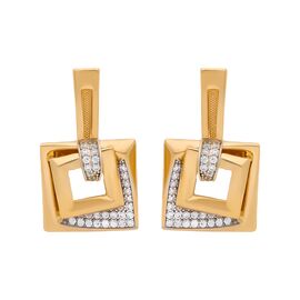 Серьги, золото, 585, 6.76г, 58892 | GoldMarket.kz