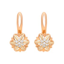 Серьги, золото, 585, 3.43г, 58923 | GoldMarket.kz