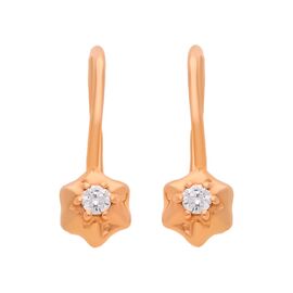 Серьги, золото, 585, 1.04г, 59065 | GoldMarket.kz