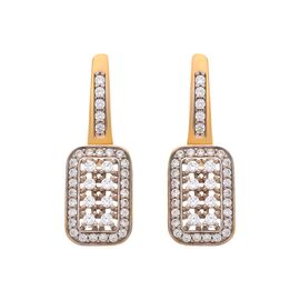 Серьги, золото, 585, 4.93г, 59212 | GoldMarket.kz