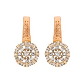 Серьги, золото, 585, 4.24г, 58450 | GoldMarket.kz