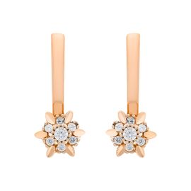 Серьги, золото, 585, 3.08г, 58451 | GoldMarket.kz
