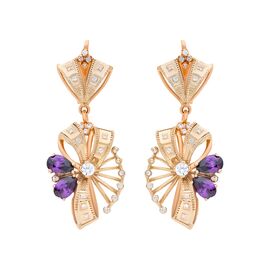 Серьги, золото, 585, 9.36г, 58502 | GoldMarket.kz