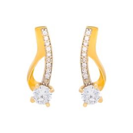 Серьги, золото, 585, 3.1г, 58653 | GoldMarket.kz