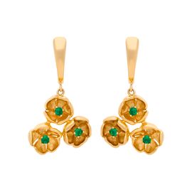 Серьги, золото, 585, 7.77г, 58674 | GoldMarket.kz