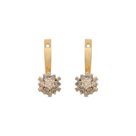 Серьги, золото, 585, 5.08г, 58948 | GoldMarket.kz
