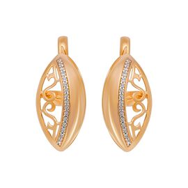 Серьги, золото, 585, 4.1г, 59374 | GoldMarket.kz