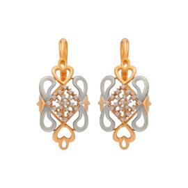 Серьги, золото, 585, 6.24г, 59492 | GoldMarket.kz