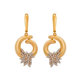 Серьги, золото, 585, 6.5г, 59519 | GoldMarket.kz