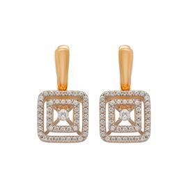 Серьги, золото, 585, 3.81г, 59682 | GoldMarket.kz