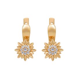 Серьги, золото, 585, 3.74г, 59262 | GoldMarket.kz