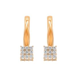 Серьги, золото, 585, 3.26г, 59270 | GoldMarket.kz