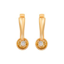 Серьги, золото, 585, 2.96г, 59364 | GoldMarket.kz