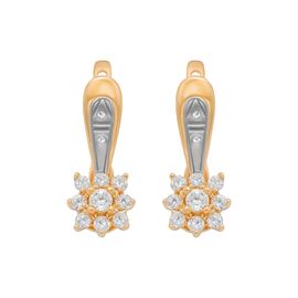 Серьги, золото, 585, 3.83г, 59409 | GoldMarket.kz