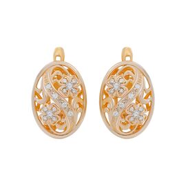Серьги, золото, 585, 9.56г, 59429 | GoldMarket.kz