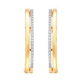 Серьги, золото, 585, 4.84г, 60485 | GoldMarket.kz