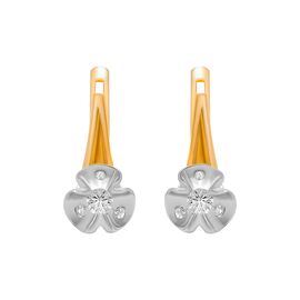 Серьги, золото, 585, 5.37г, 60544 | GoldMarket.kz