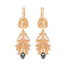 Серьги, золото, 585, 7.38г, 60605 | GoldMarket.kz