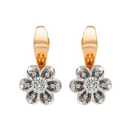 Серьги, золото, 585, 6.52г, 60612 | GoldMarket.kz