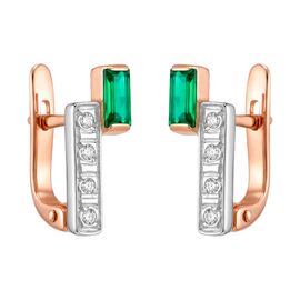 Серьги, золото, 585, 3.06г, 60130 | GoldMarket.kz