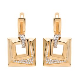 Серьги, золото, 585, 7.73г, 60163 | GoldMarket.kz