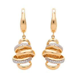 Серьги, золото, 585, 6.43г, 60270 | GoldMarket.kz