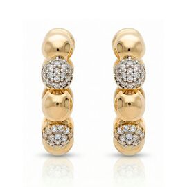 Серьги, золото, 585, 6.09г, 60309 | GoldMarket.kz