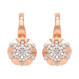 Серьги, золото, 585, 5.73г, 60313 | GoldMarket.kz