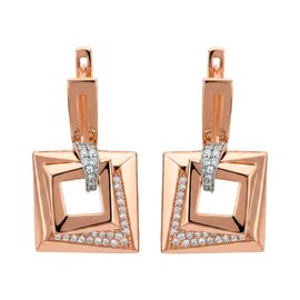 Серьги, золото, 585, 7.25г, 61261 | GoldMarket.kz