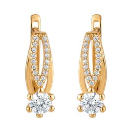 Серьги, золото, 585, 3.61г, 61465 | GoldMarket.kz
