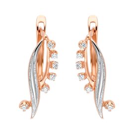 Серьги, золото, 585, 2.85г, 61567 | GoldMarket.kz